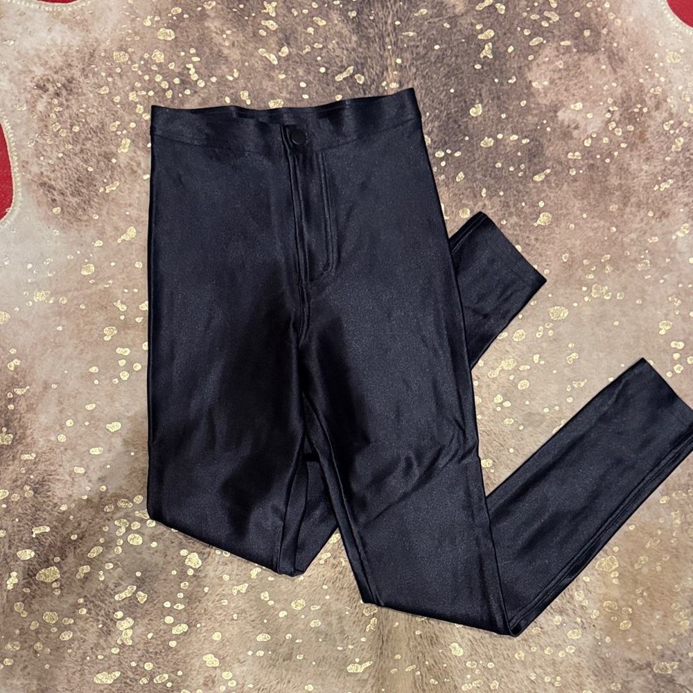 American Apparel Black Disco Pants